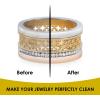 imageNORTHWEST ENTERPRISES Ultrasonic Cleaner Solution for Gold Jewelry Cleaning Concentrated for use in Sonic and Ultrasonic Machines 2 pack
