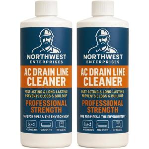 imageAC Drain Line Cleaner and Unclogger  Air Conditioner Cleaner Prevents BuildUp for AC Units Dehumidifiers Ice Machines ampamp More 16 ounces16 ounces