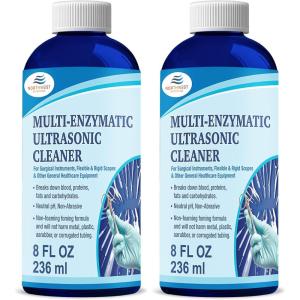 imageNORTHWEST ENTERPRISES MultiEnzymatic Ultrasonic Cleaner Solution for Surgical Instrument and Equipment Reprocessing Concentrated One Gallon16 Fl Oz Pack of 1