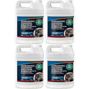 imageNORTHWEST ENTERPRISES Ultrasonic Cleaner Solution for Carburetors and Engine Parts Concentrated Washing Compound for use in Ultrasonic Machines and Immersion Washers  Automotive Fluid 1 Gallon128 Fl Oz Pack of 4